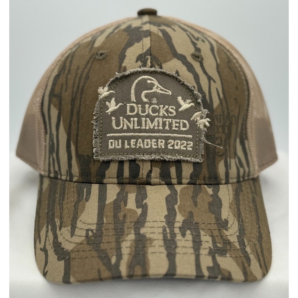 Ducks Unlimited DU Leader 2022 Hat Cap - Strap Back - Mesh - Green Camo